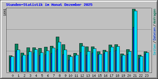 Stunden-Statistik im Monat Dezember 2025
