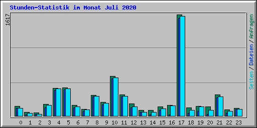 Stunden-Statistik im Monat Juli 2020